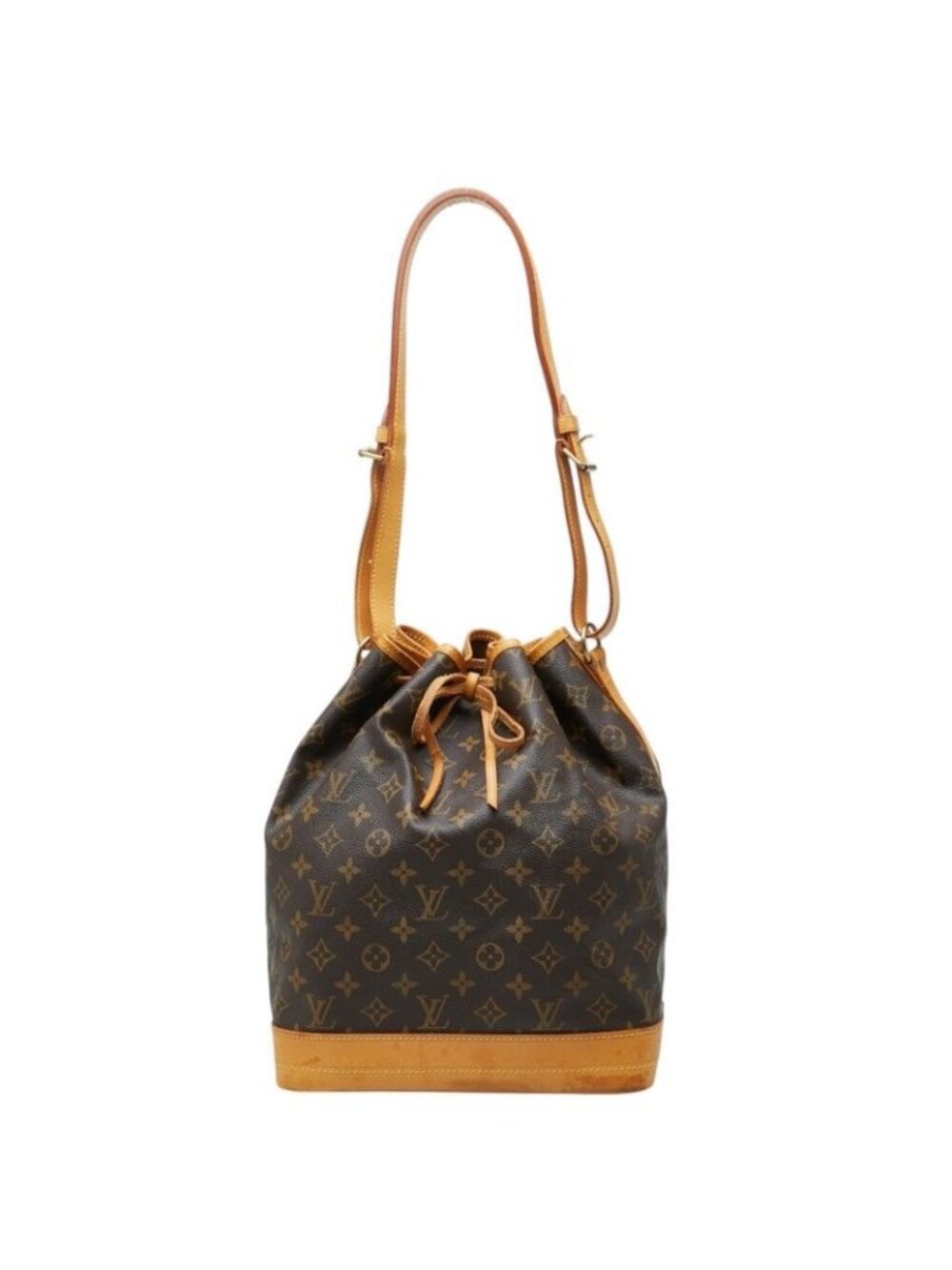 Louis Vuitton Monogram Noe Bag Brown Leather